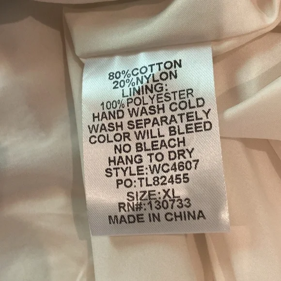 Umgee Two Toned Boarder Print Dress in Navy size XL - Picture 10 of 10